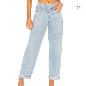 AGOLDE CrissCross Upsized Jeans in Suburbia